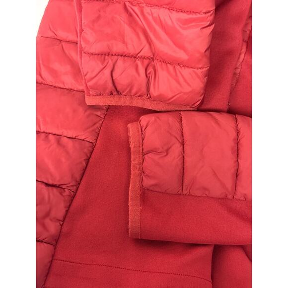 Barbour Jacket 6 Womens Murrelet Quilted Full Zip Puffer In Red - Picture 10 of 10